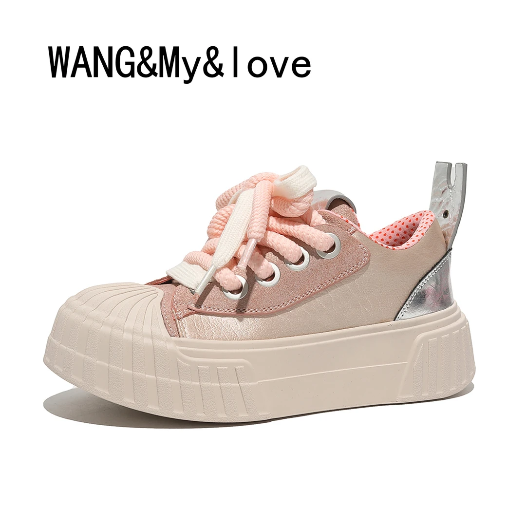 【JIA JIA】小众设计师款时尚厚底增高百搭设计师款女士休闲鞋 2651