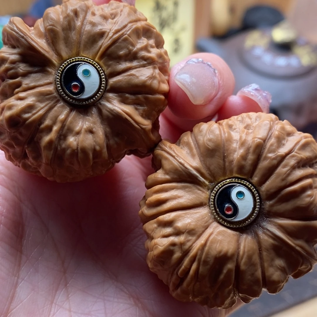 文玩核桃把件44尺寸全品南瓜吨