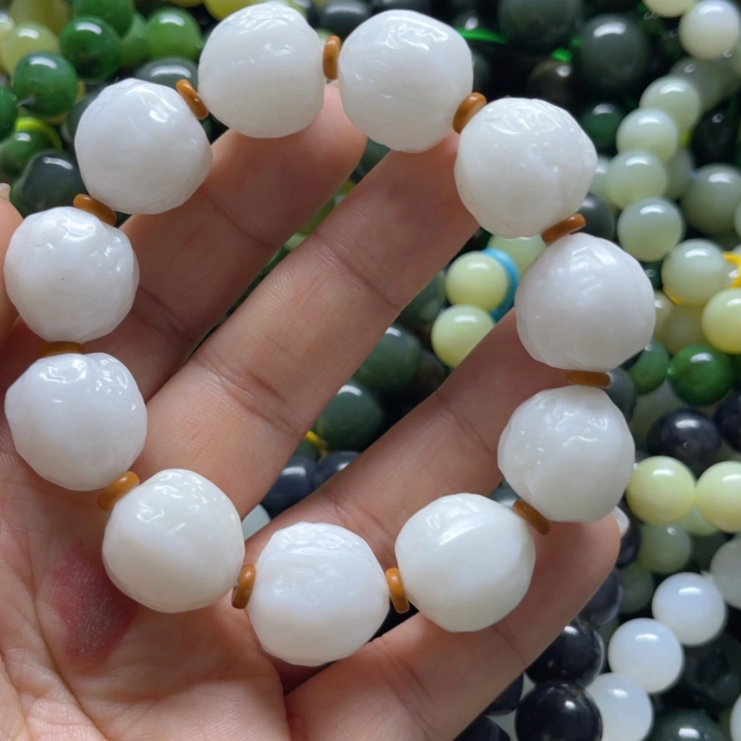 和田玉手链未镶嵌