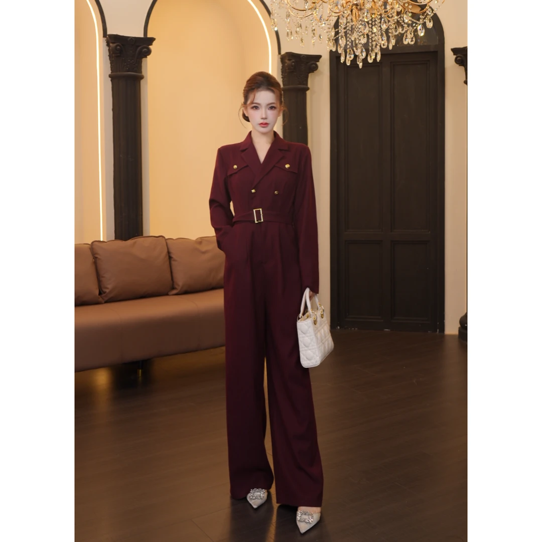 1店-299【温迪专属】秋冬连体裤百搭风法式E078