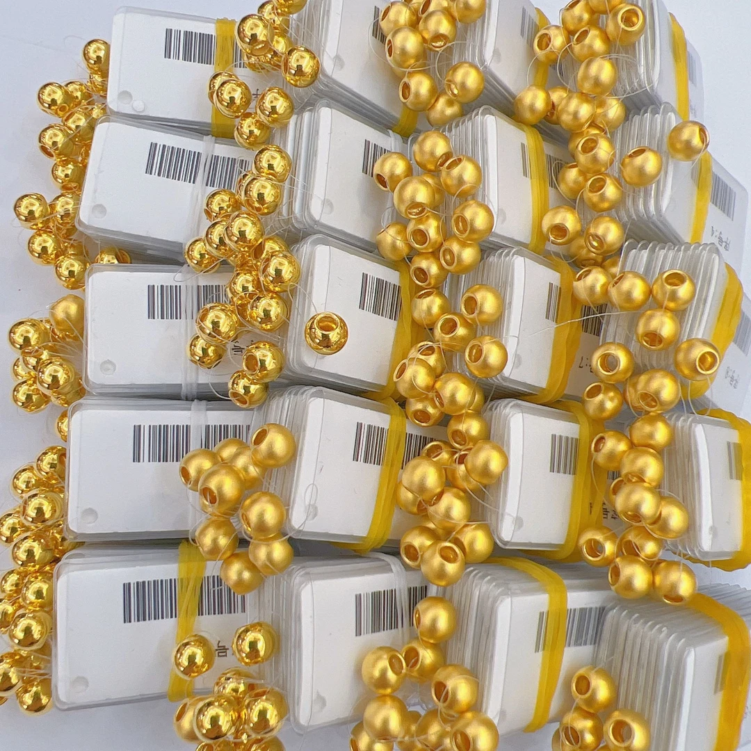 足金999转运珠古法百搭时尚