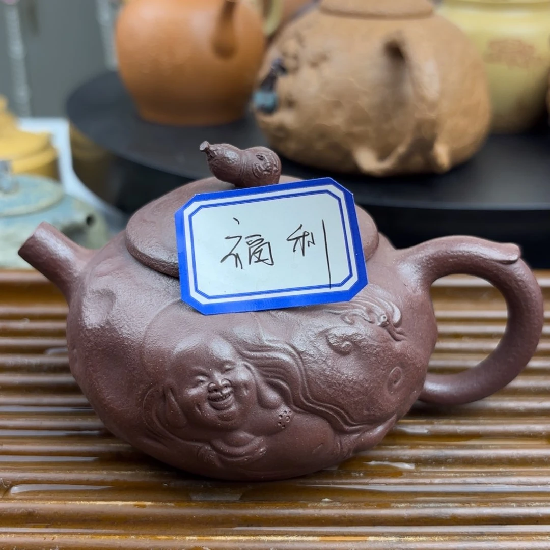 茶壶紫砂福禄原矿紫砂壶
