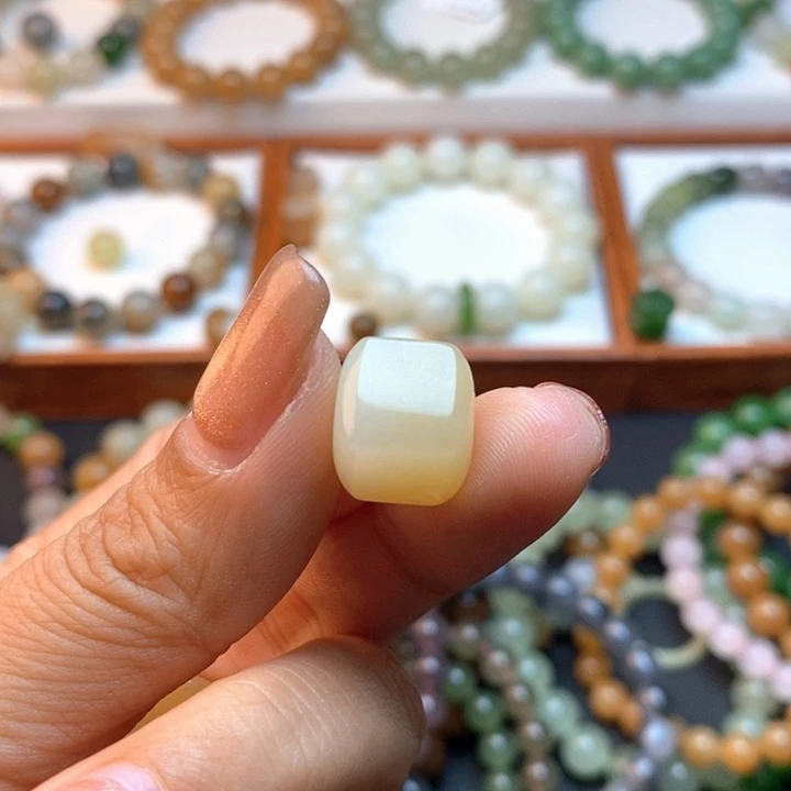 和田玉手链未镶嵌冰****～