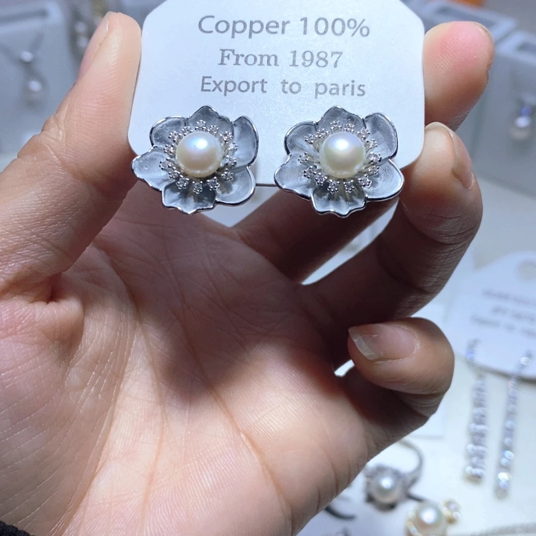 耳饰未镶嵌淡水珍珠