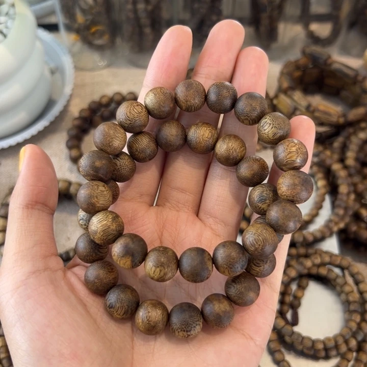 沉香碎屑沉香1.2圆珠11克➕