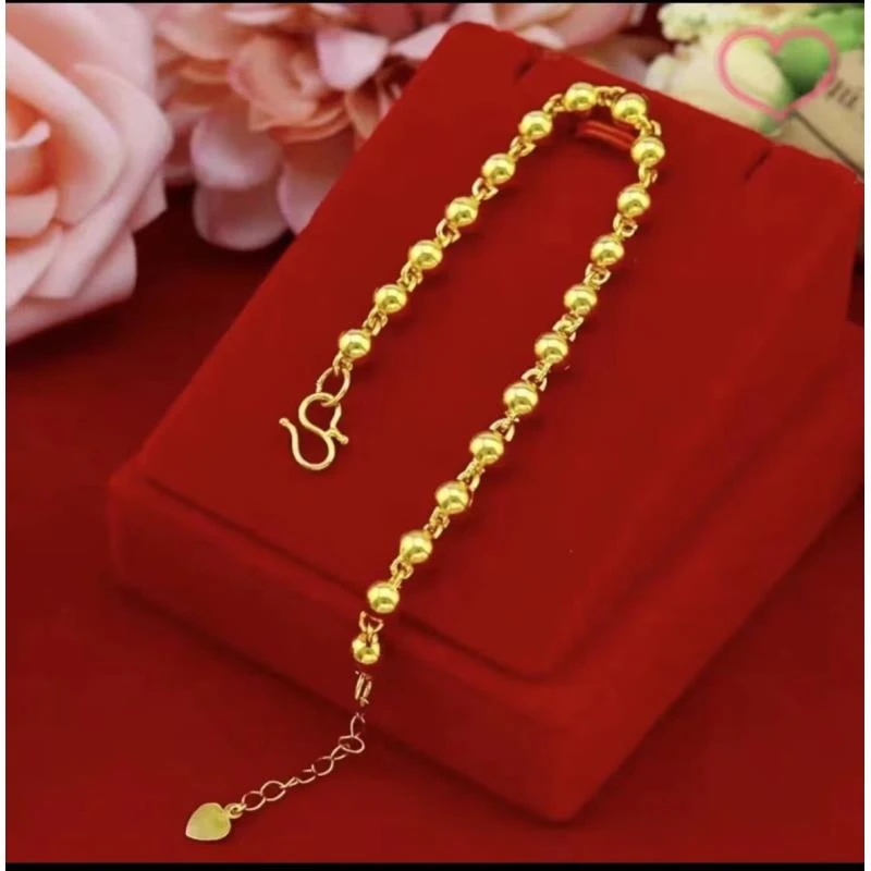 手链 4mm  6mm光珠手链（点进选规格）