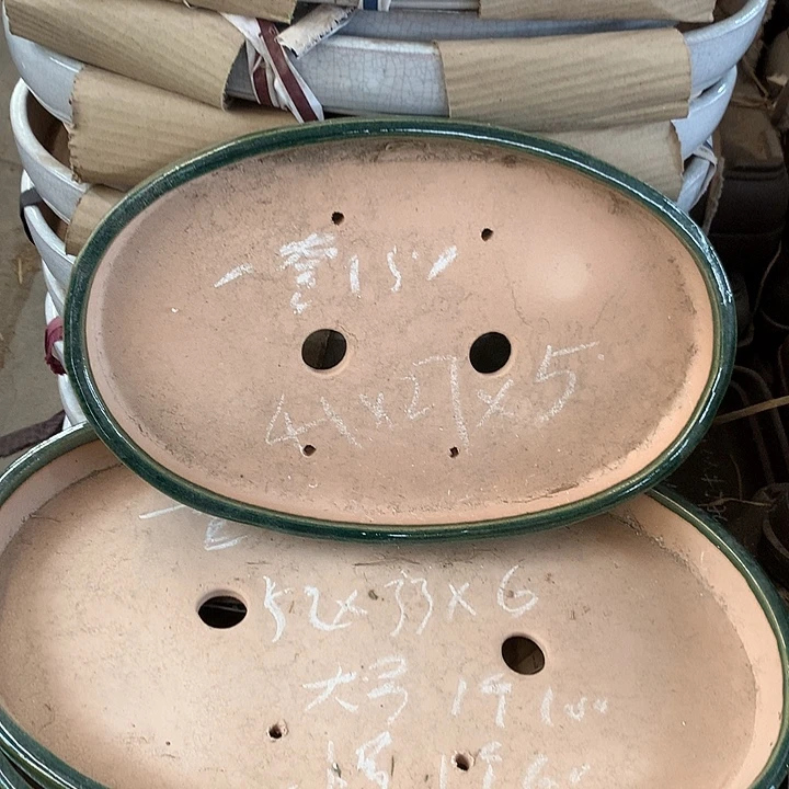 花盆紫砂       紫砂清货处理椭圆盆