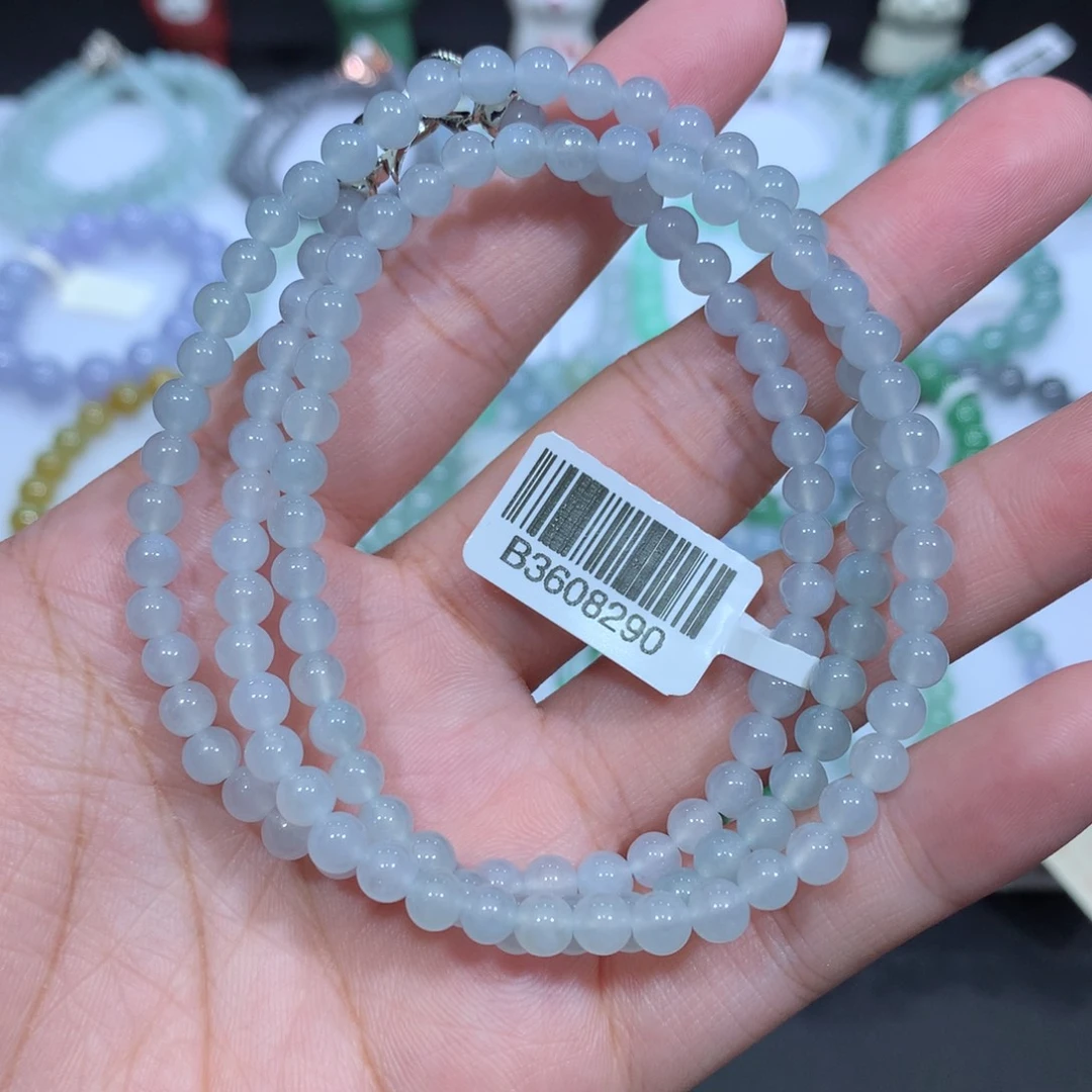 未镶嵌手串翡翠天然