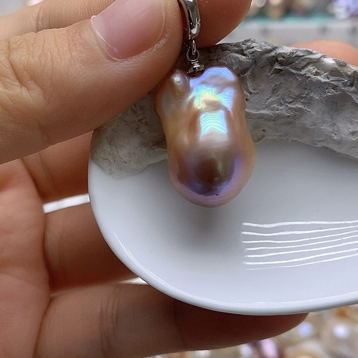 淡水珍珠未镶嵌吊坠(不含链)