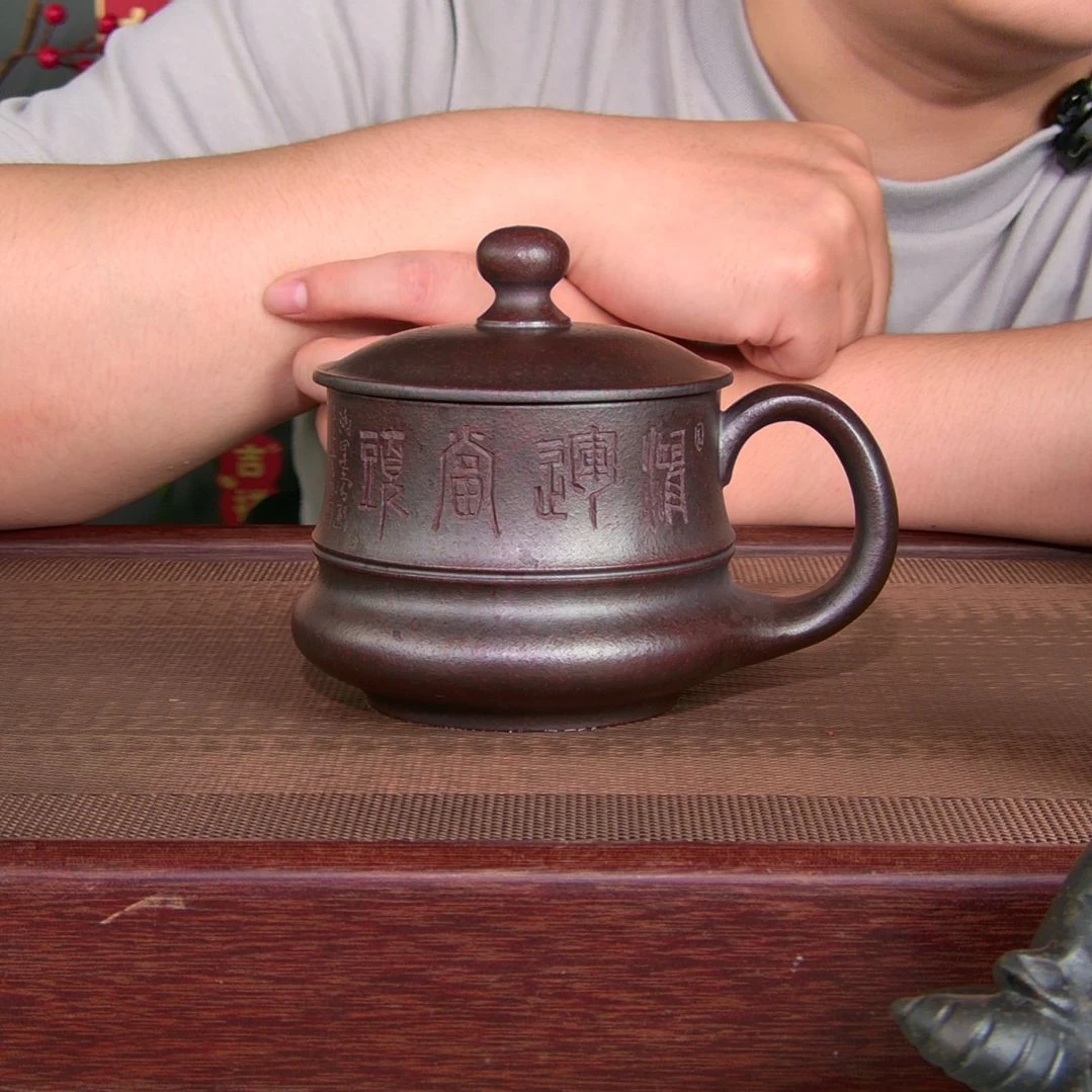 茶杯紫砂高货放漏