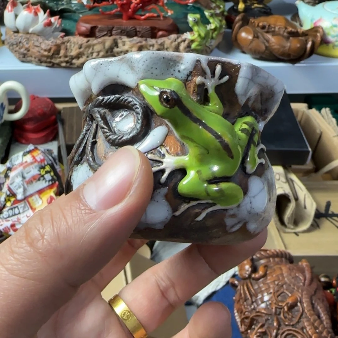 紫砂茶宠放漏场，全都漏