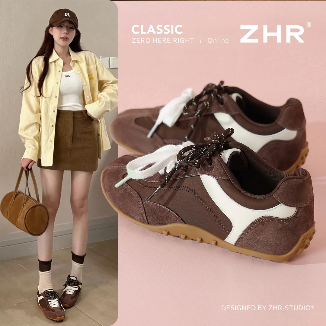ZHR德训女鞋新款爆款女款女鞋内增高阿甘运动鞋鞋子厚底秋季轻便