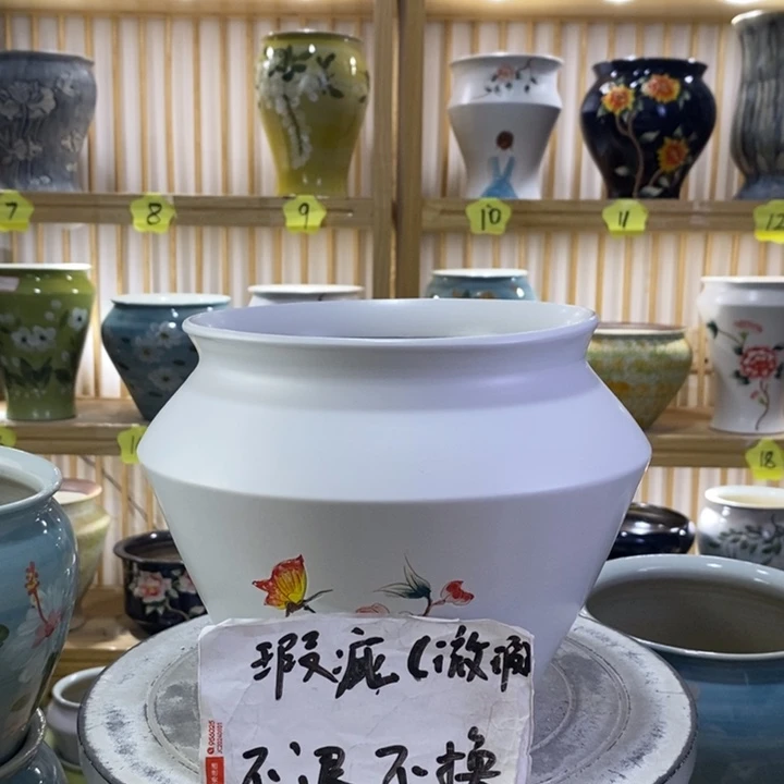 白***露手工高温陶瓷景德镇
