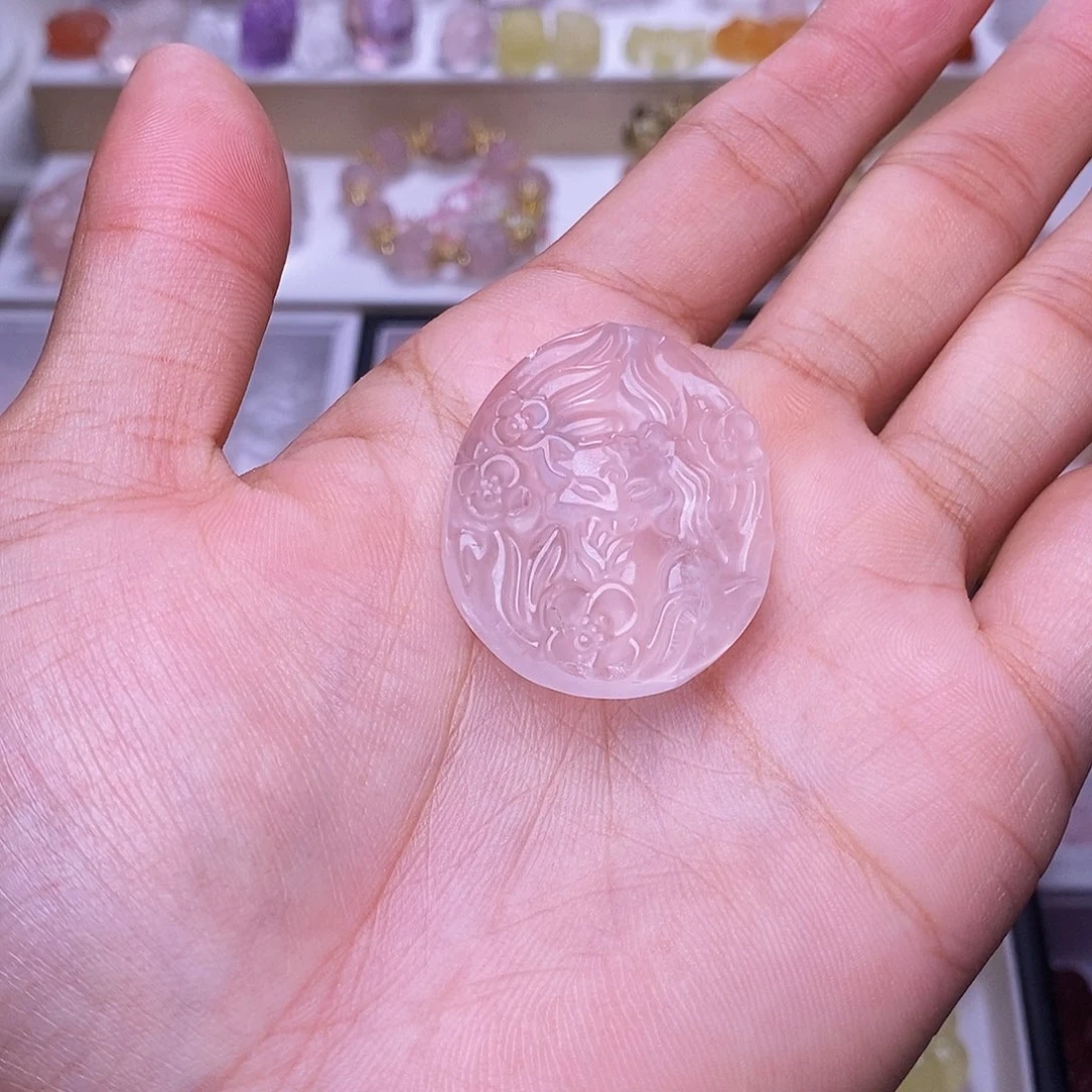 水晶颈饰未镶嵌神****.手牌孔