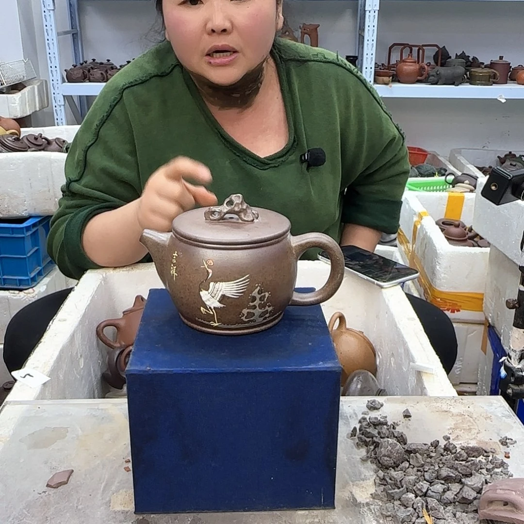 茶壶紫砂宜兴紫砂壶瑕疵