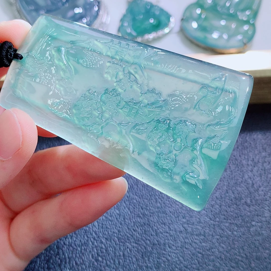颈饰未镶嵌翡翠翡翠