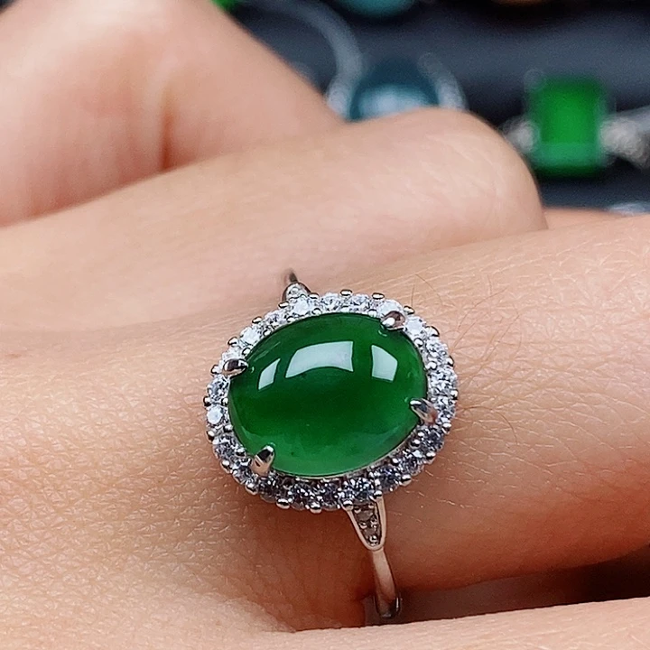 翡翠戒指未镶嵌戒指