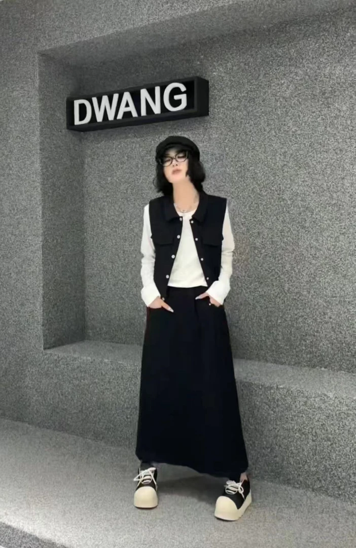 W阿薇•马甲+牛仔裙（分开拍）