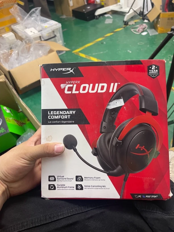 95新  捡漏 极度未知 飓风2头戴耳机