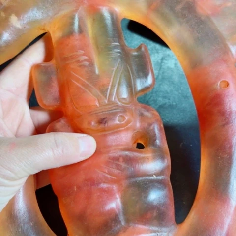 宁***锋把件白玉菩提一个一个