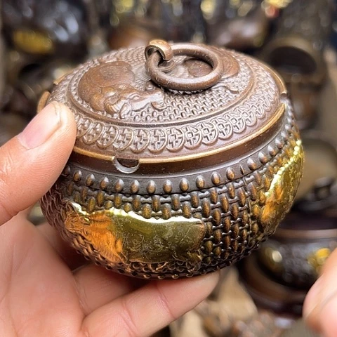 铜制文玩把玩物件