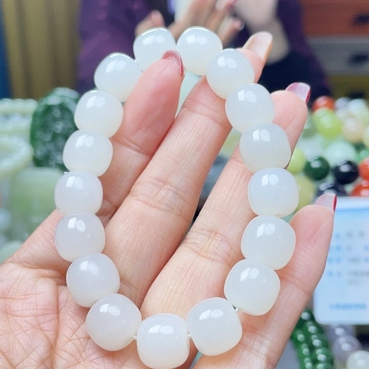 和田玉手链未镶嵌