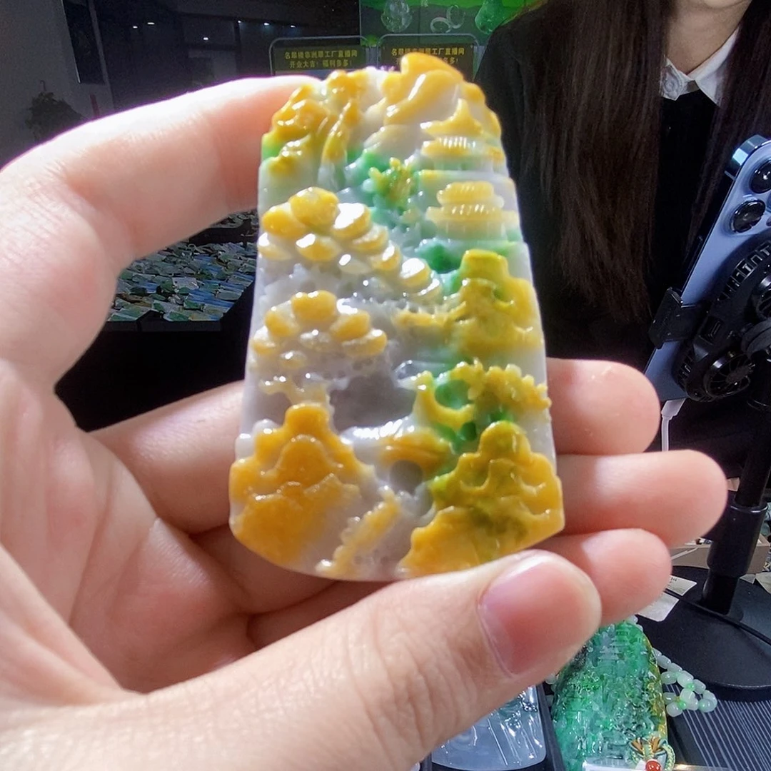 颈饰未镶嵌翡翠翡翠
