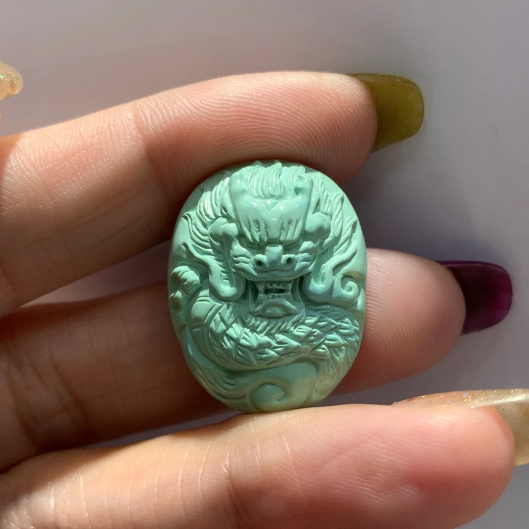 未镶嵌绿松石吊坠