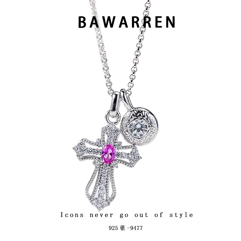 9477-十字项链气质轻奢时尚百搭小众