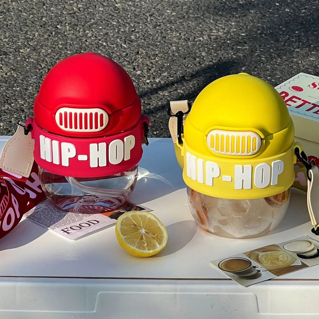 夏季大肚杯大容量塑料杯子运动批发户外儿童耐高温便携tritan水杯