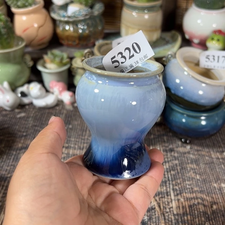 口5高7 手工花盆满30包邮