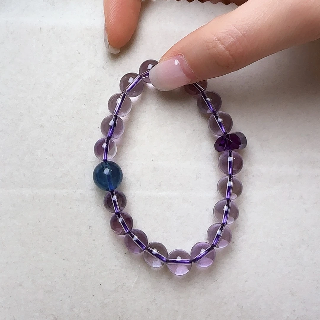 水晶手链未镶嵌E****琳大气上档次