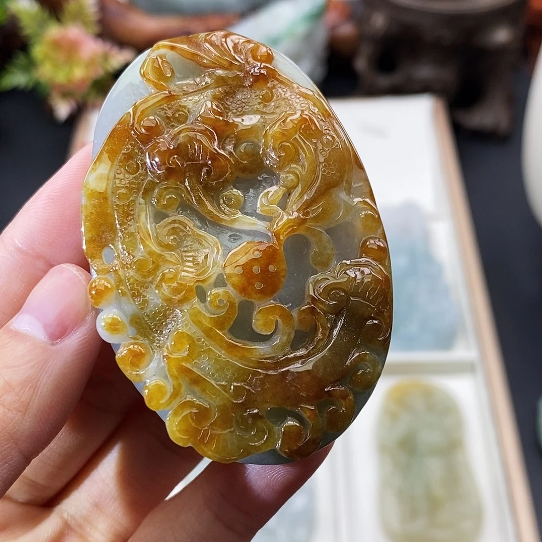 翡翠未镶嵌颈饰缅甸翡翠a货