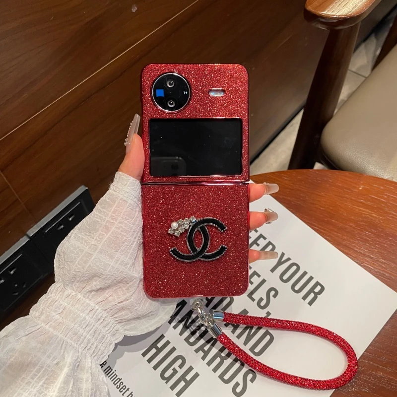 适用于vivoxflip手机壳新款电镀星钻双c标高端vivoxflip时尚外壳