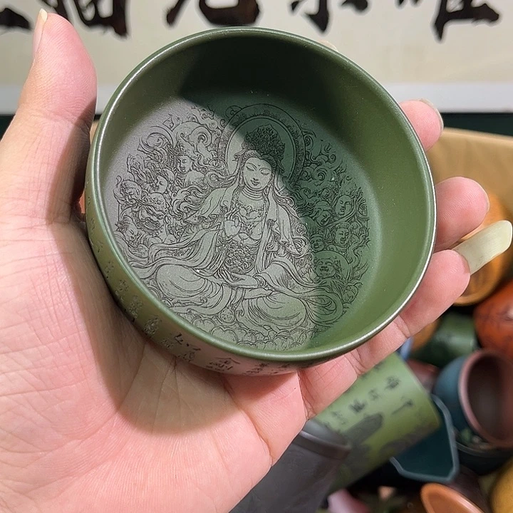 茶杯紫砂全手工紫砂主人杯