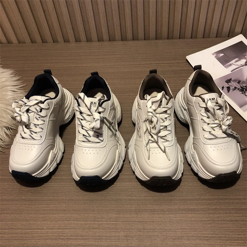 百搭运动鞋休闲鞋女鞋老爹鞋时尚潮流潮鞋小个子厚底冬季