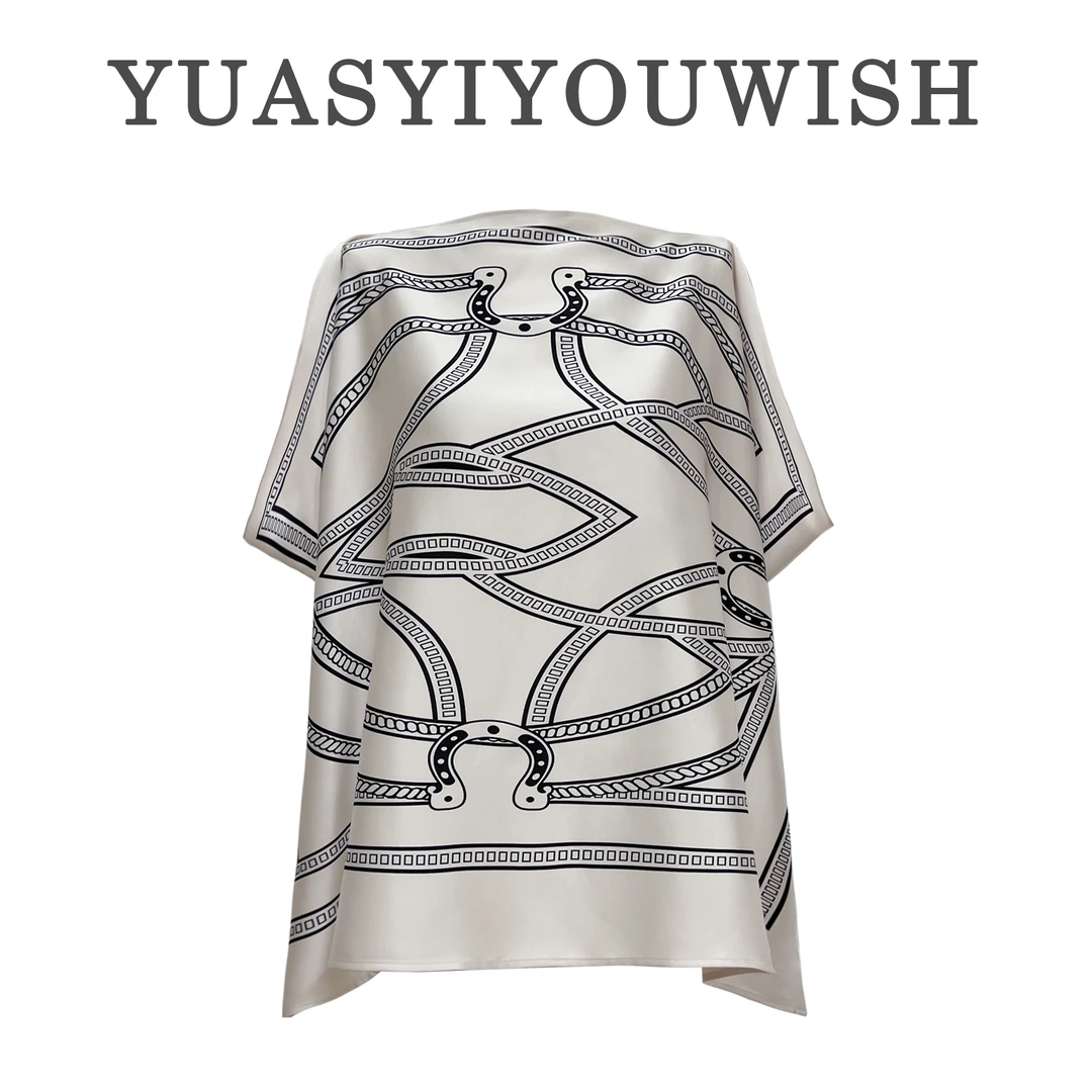 YUASYIYOUWISH|“追梦”设计师版型松弛感小马图腾上衣