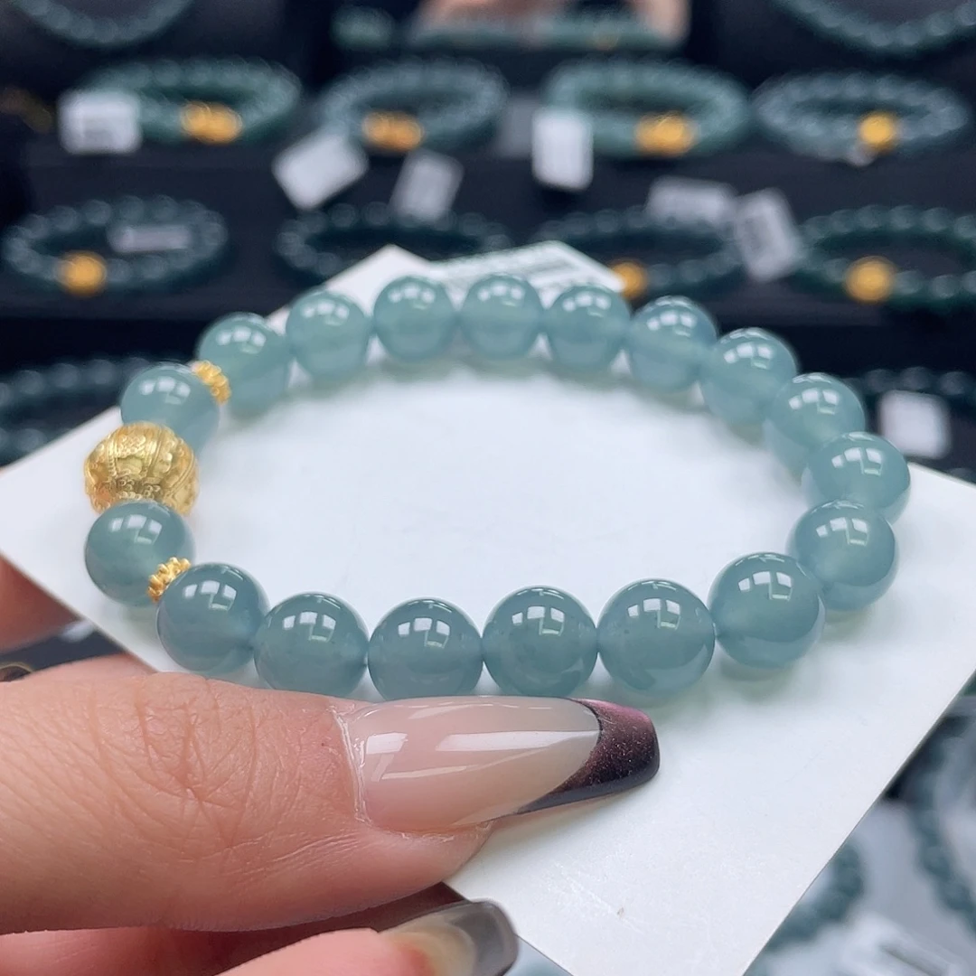 翡翠银S925镶嵌套链