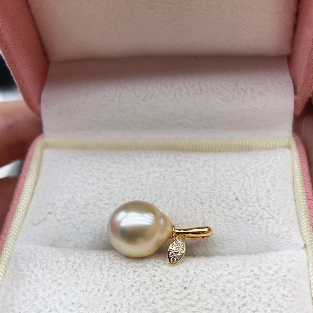 银S925镶嵌海水珍珠颈饰Z19