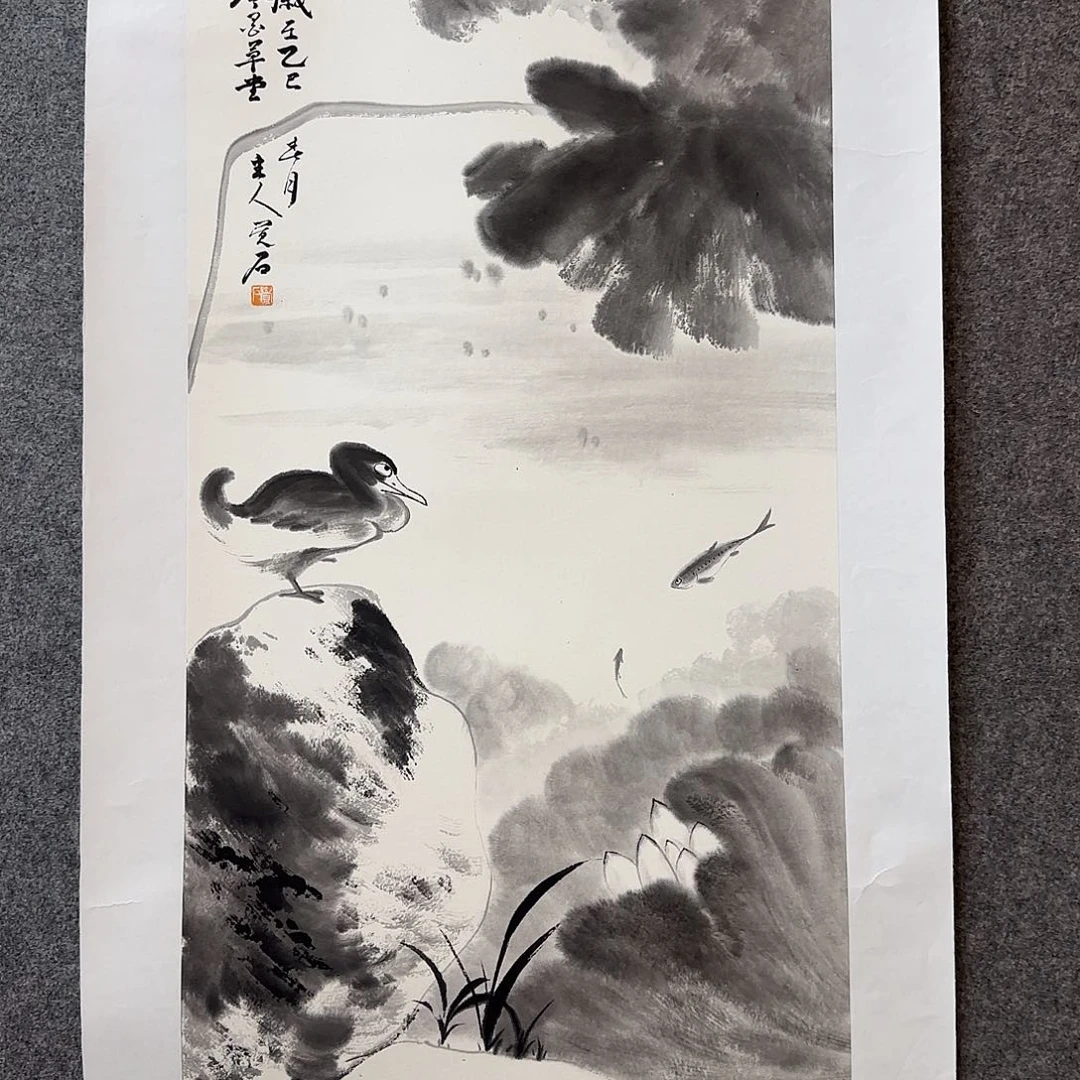 国画觉石老师手绘作品