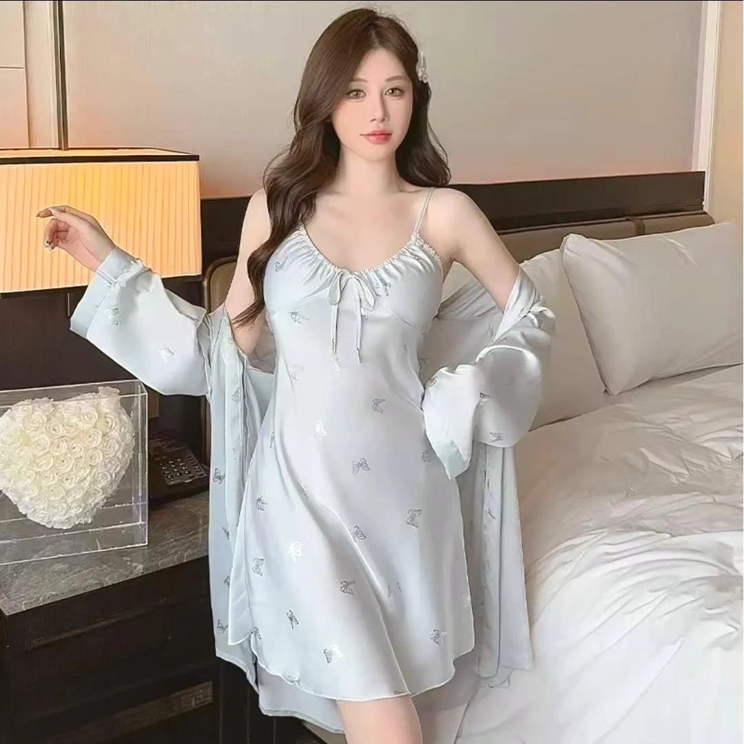 睡衣女款睡衣女睡裙夏季吊带睡裙春薄款吊裙甜美纯欲性感网红睡袍