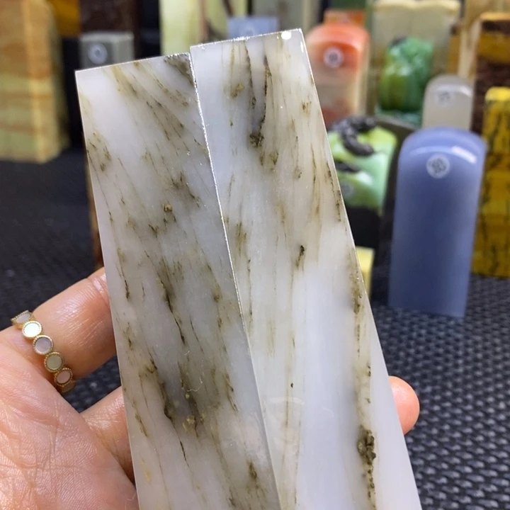 青田石笑****落青田石印章石