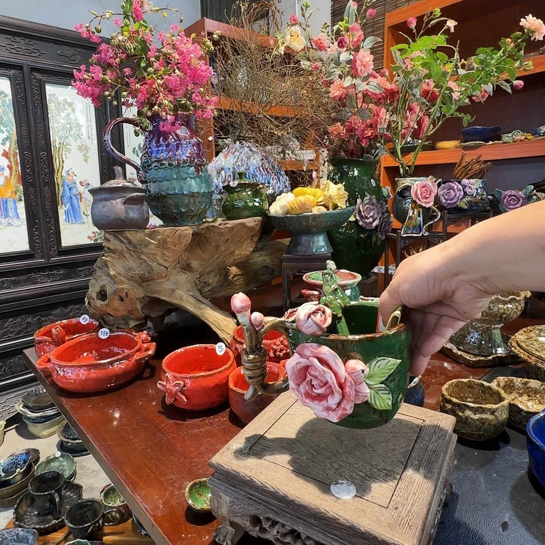 魔****纯手工咖啡杯盘碗