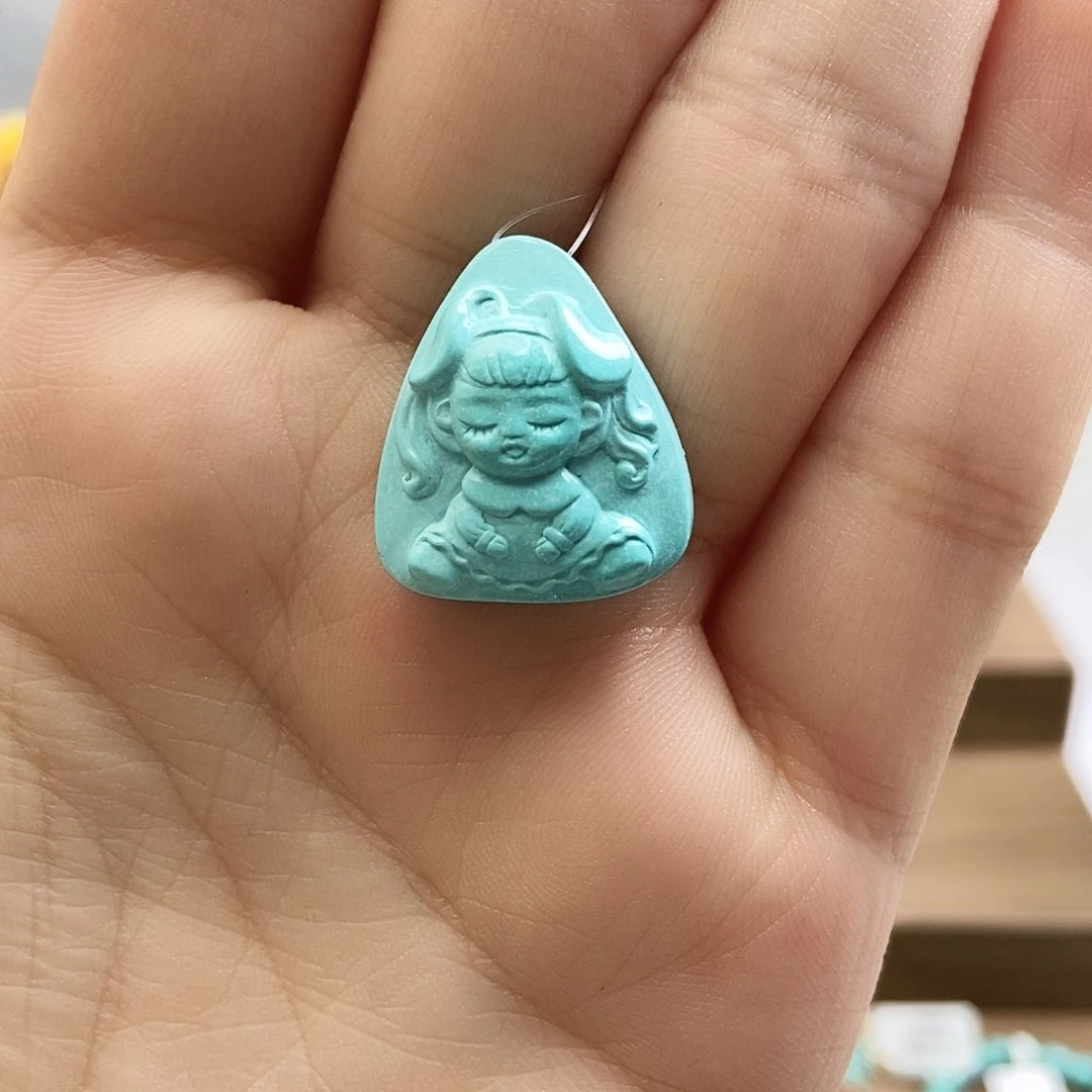 未镶嵌绿松石珠宝奇石