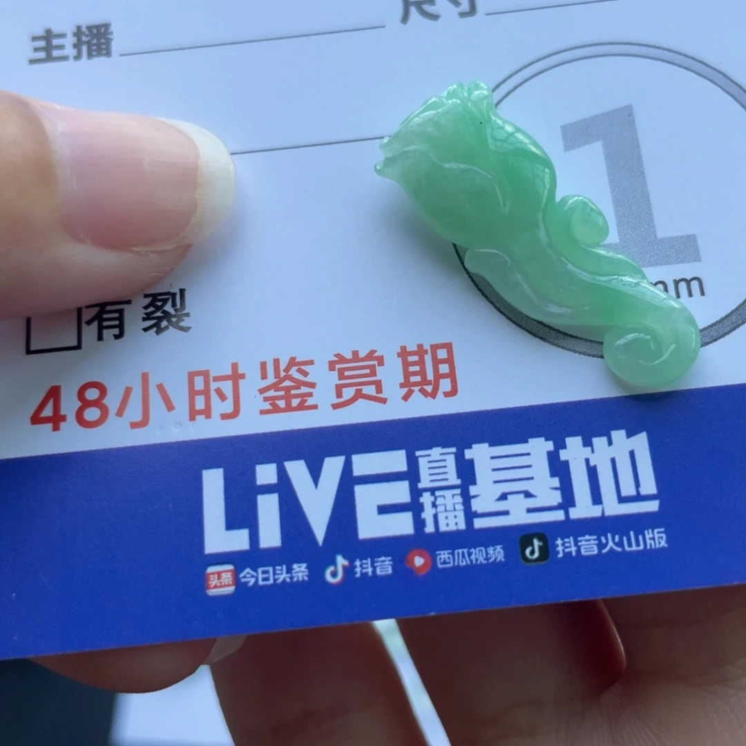 颈饰未镶嵌翡翠花