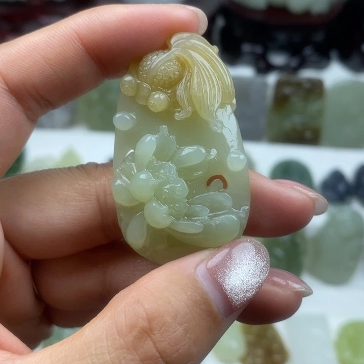 和田玉未镶嵌颈饰29