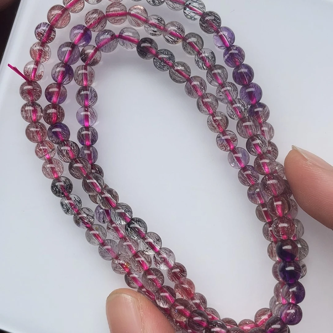 水晶手链未镶嵌超七四圈5.8