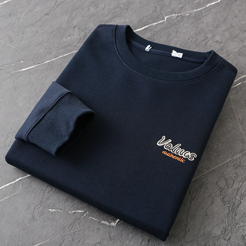 HS138剪标男士春秋长袖卫衣圆领套头休闲时尚百搭上衣