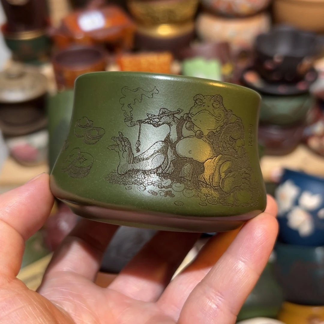 茶杯紫砂宜兴紫砂主人杯