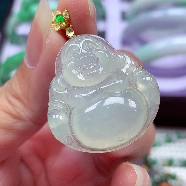 颈饰银S925镶嵌翡翠翡翠